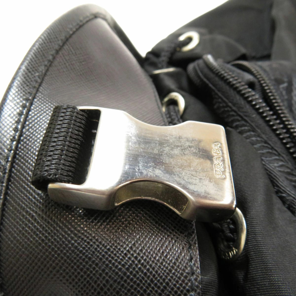 Prada logo plate Backpack Rucksack Daypack - Picture 9 of 11